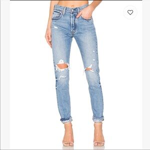 Levi's 501S Ripped Skinny Jeans Old Hangouts